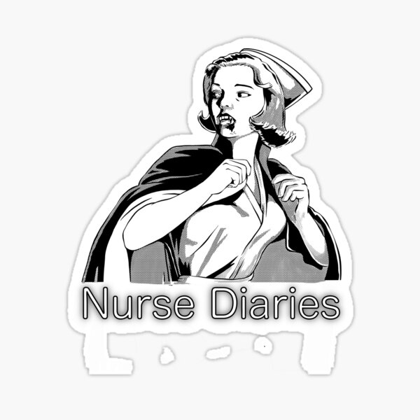 Nurse Diaries Vampire Nurse Sticker For Sale By Nostalgia542 Redbubble