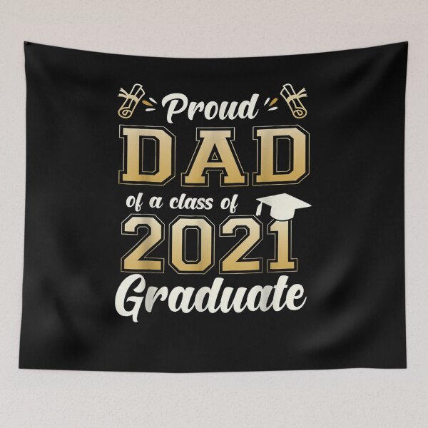 Item preview, Proud Dad Of A Class Of 2021 Graduate Senior 2021 Vintage Gift  designed and sold by caral8.