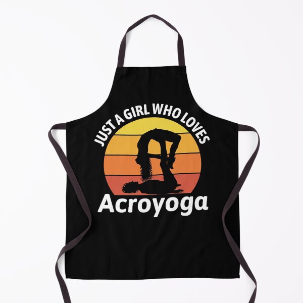 Item preview, Acroyoga Girl Vintage Retro Funny Saying designed and sold by CuteDesigns1.