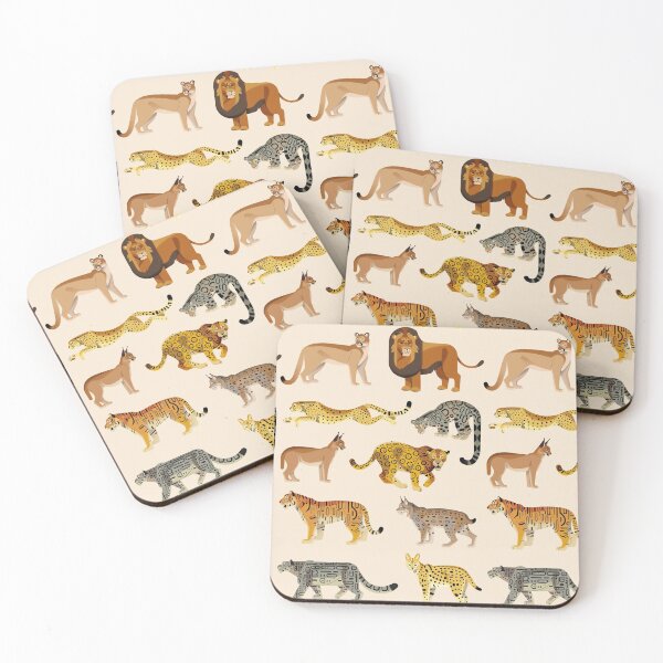 Item preview, Wild Cats Pattern  designed and sold by JoeFelixshop.