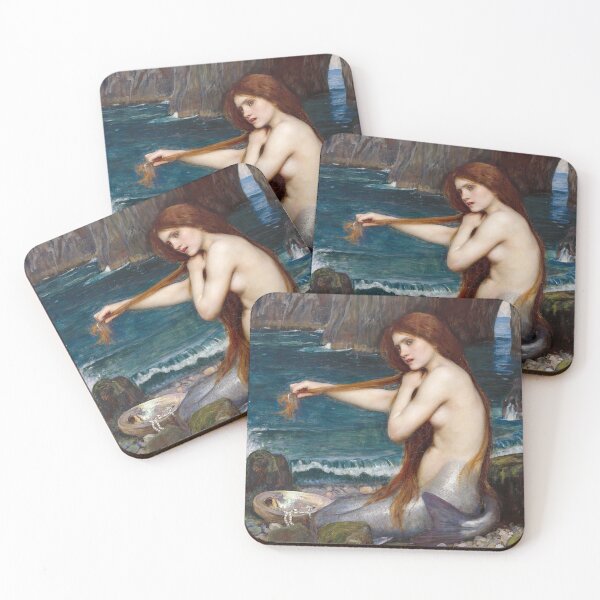 Item preview, John William Waterhouse - A Mermaid (1900) designed and sold by HistoryRestored.