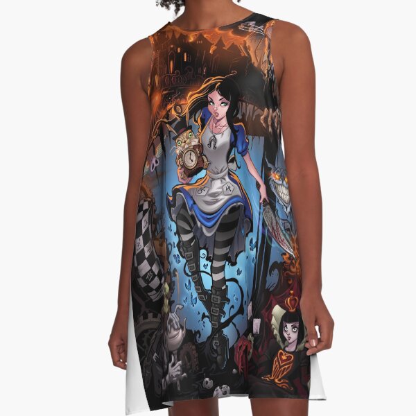 Alice In Wonderland A-Line Dress