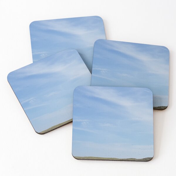 Item preview, Summy sky with dunes and birds designed and sold by inalaDesign.