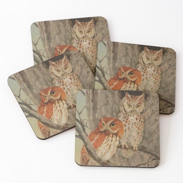 Item preview, Two Eastern Screech Owls designed and sold by laguitan10.