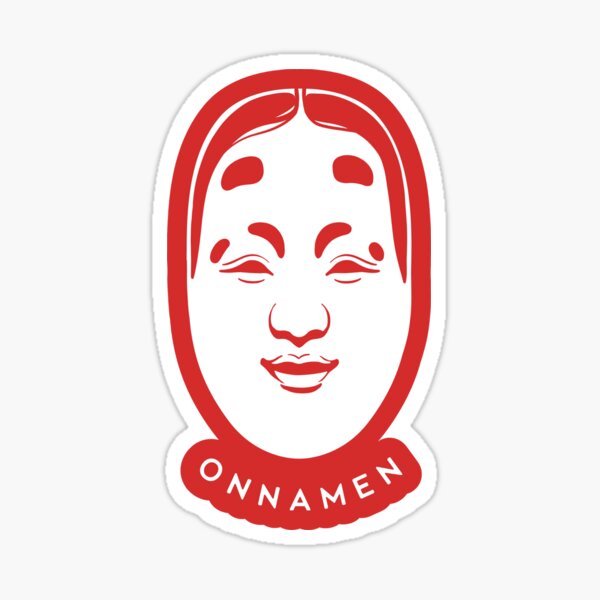Artikel-Vorschau von Traditionelle japanische Masken, Onnamen, stilisiertes Design, designt und verkauft von martodesign.