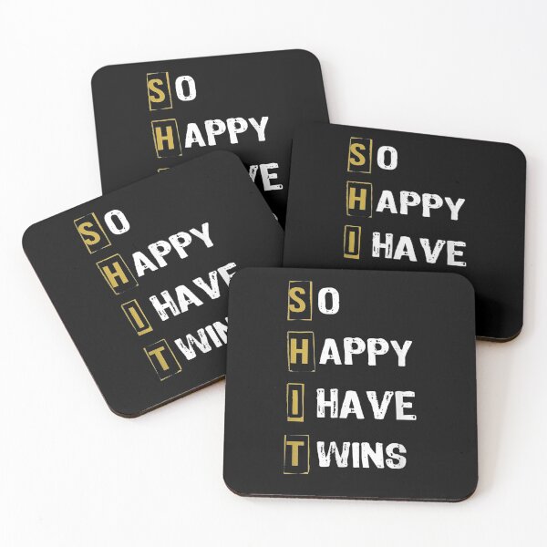 Item preview, So Happy I Have Twins Funny Parent Mom Dad Saying Father Day Gift  designed and sold by caral8.