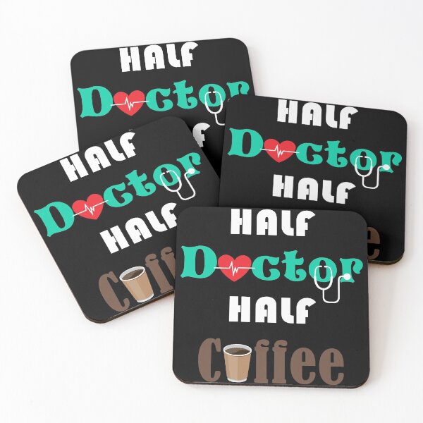 Item preview, Half Doctor Half Coffee designed and sold by SHDigital.
