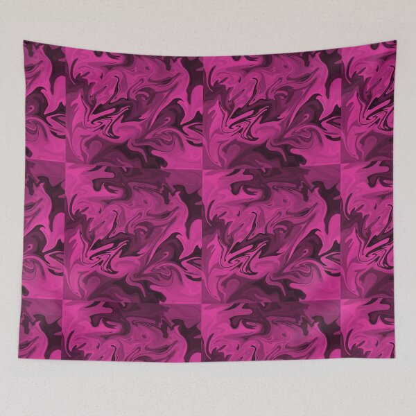 Item preview, Corriente del caos en rosa persa designed and sold by Swirlify Apparel.