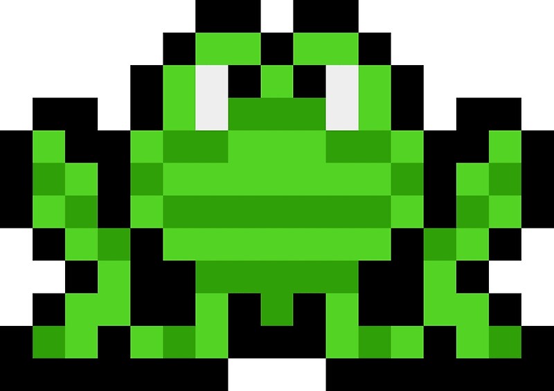 "Pixel Frogger" Framed Prints by ImpishMATT Redbubble