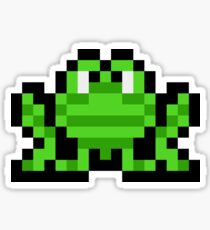 Pixel Frogger Sticker
