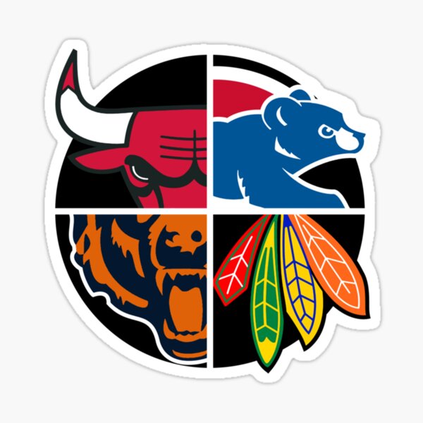 "Northside Chicago Sports Teams" Sticker for Sale by Eleonoreischoff