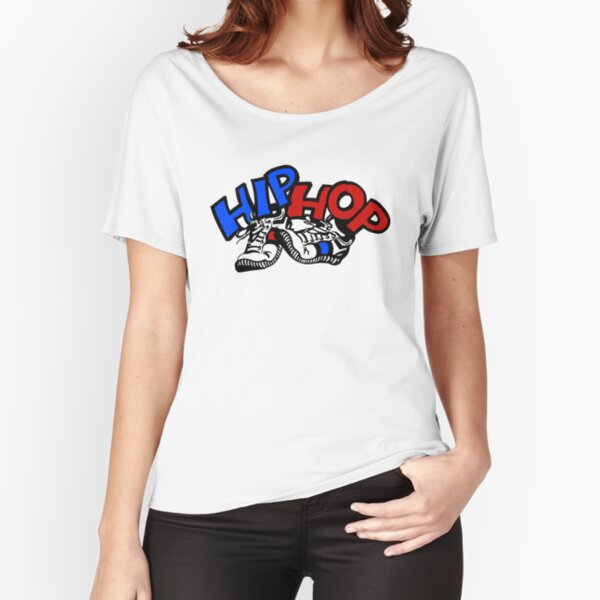 Hip hop shoes design and graffiti Relaxed Fit T-Shirt