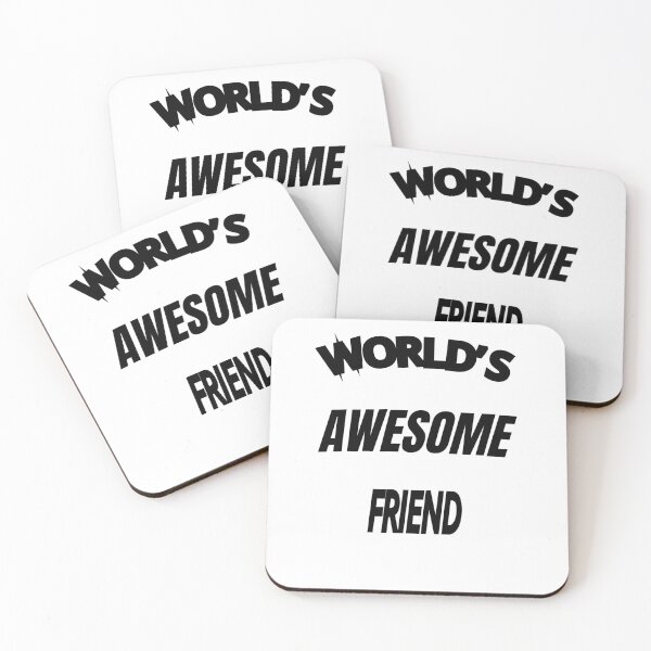 Item preview, World's Awesome Friend designed and sold by WowAllinOne.