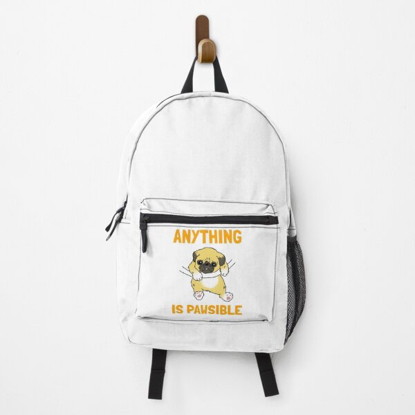 Item preview, Anything is pawsible, motivational pug designed and sold by foxcart.