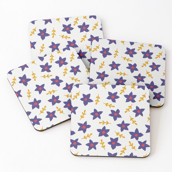 Item preview, Cute floral abstract pattern in minimalistic decorative style -flowers and branches on grey background. Flower repeated texture designed and sold by BychkovaEvgenia.