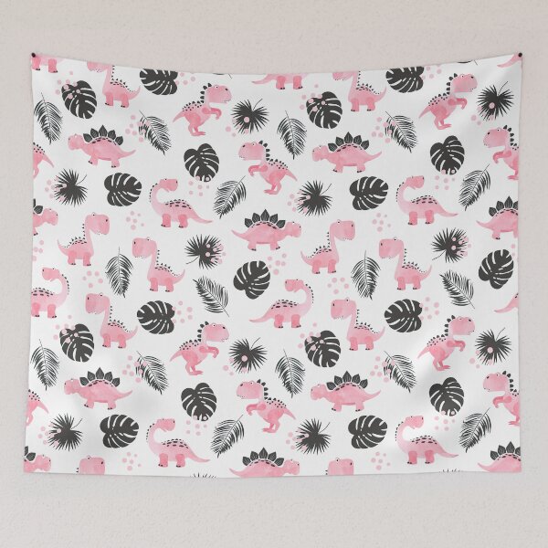 Item preview, Pink Dinosaur Seamless Pattern, Dinosaur Seamless Pattern Design designed and sold by graphic-genie.
