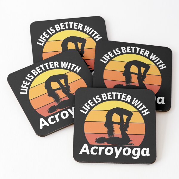 Item preview, Acroyoga Vintage Retro Funny designed and sold by CuteDesigns1.