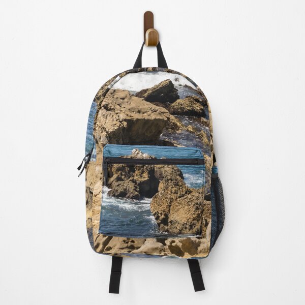 Item preview, Rough Coast Splash at Little Corona Del Mar Beach in Orange County California designed and sold by Georgia Mizuleva.