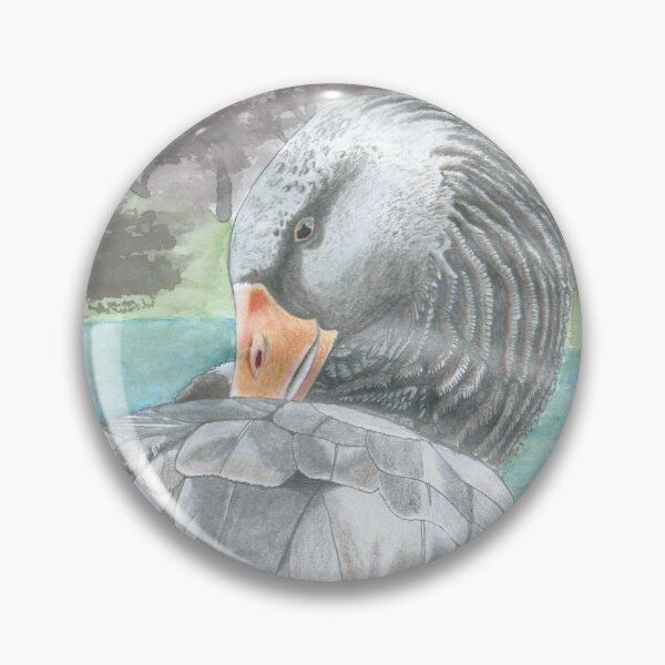Item preview, Greylag Goose Draw - Anser anser designed and sold by Franckermit.