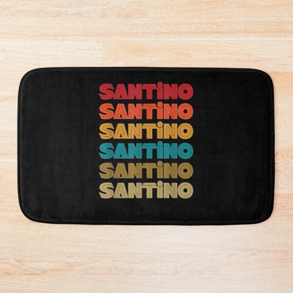Item preview, Santino Name Retro Given Name Colorful Inline Font Gift  designed and sold by caral8.