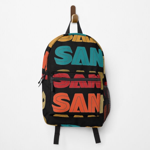 Item preview, Santino Name Retro Given Name Colorful Inline Font Gift  designed and sold by caral8.