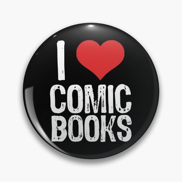 Item preview, I Love Comic Books designed and sold by The "I Love Everything" Shop.