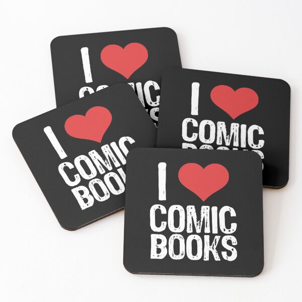 Item preview, I Love Comic Books designed and sold by The "I Love Everything" Shop.