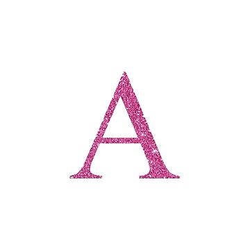 Pink glitter alphabet letter pack Photographic Print for Sale by  ArkPrintDesign