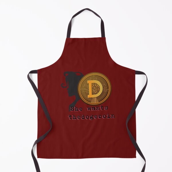Item preview, She Wants The Dogecoin shirt designed and sold by Cheeky Popp.