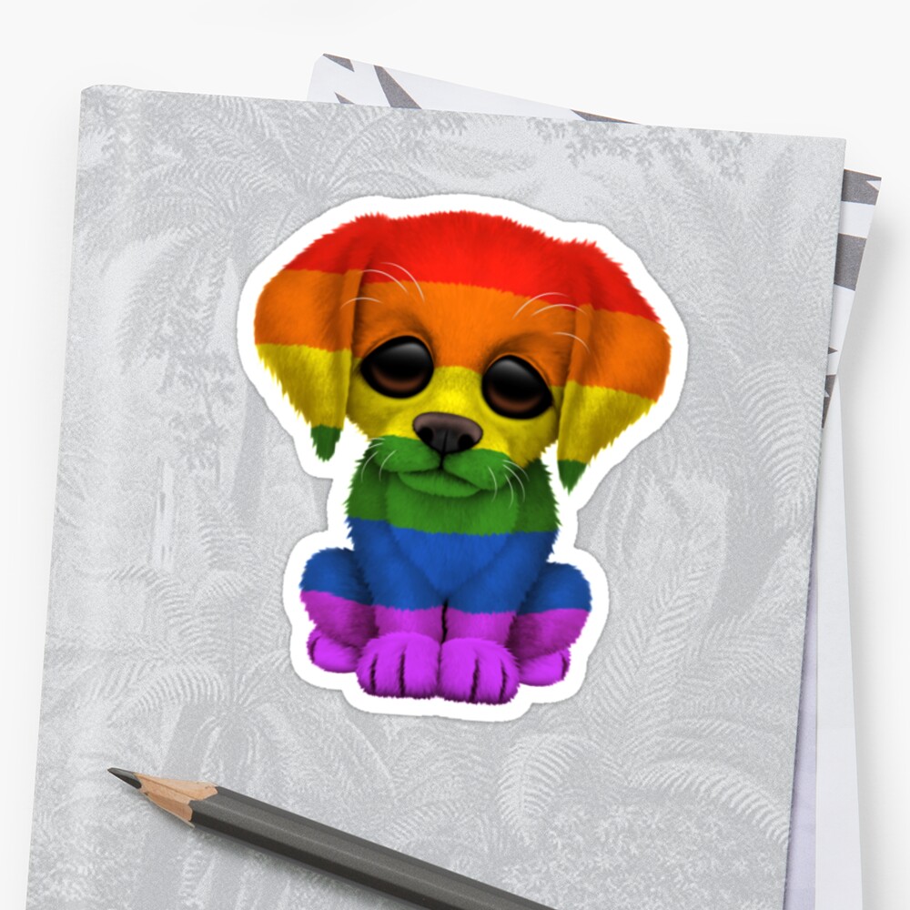 rainbow dog t shirt