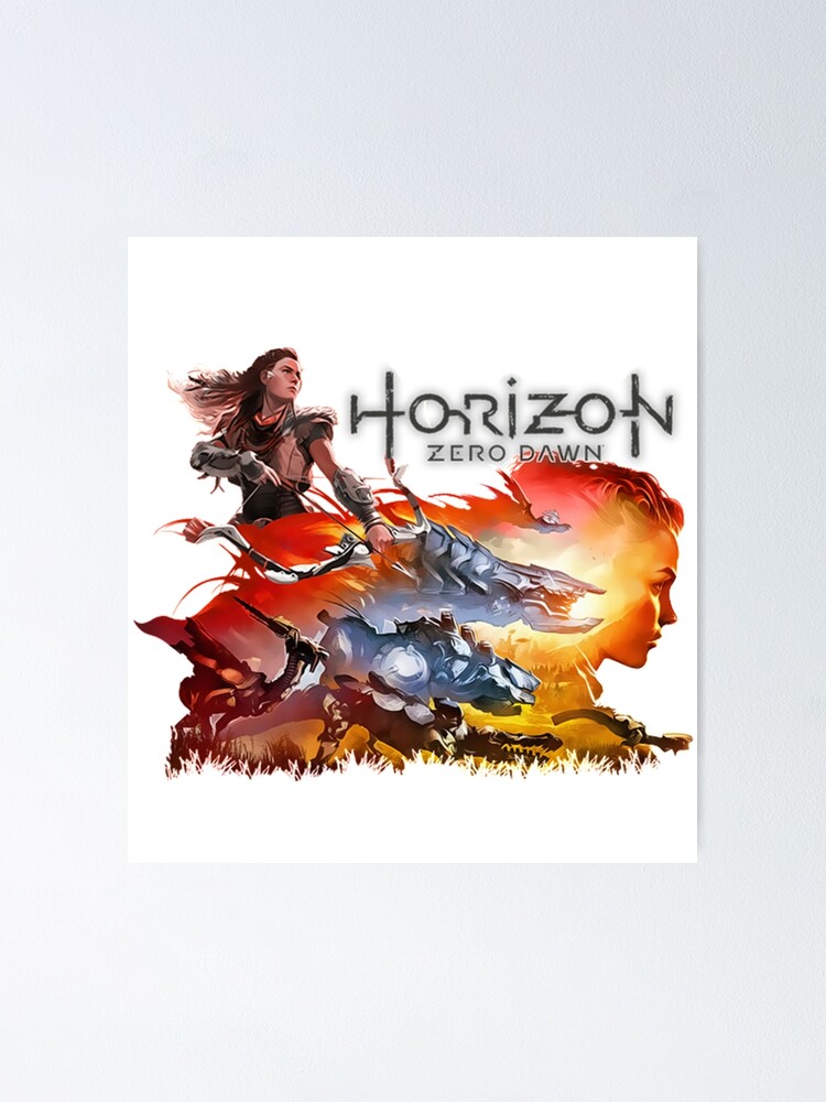 Horizon Zero Dawn, The Frozen Wilds poster, an art print by