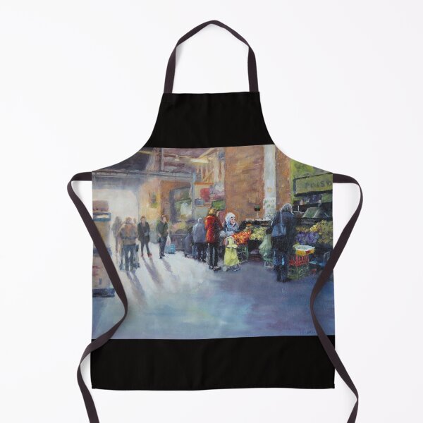 Item preview, Franciska Howard, Artist, Painting, South Melbourne Market, People, shoppers, Fruit, Vegetables, Melbourne, Victoria, Market, City designed and sold by Franciska Howard.