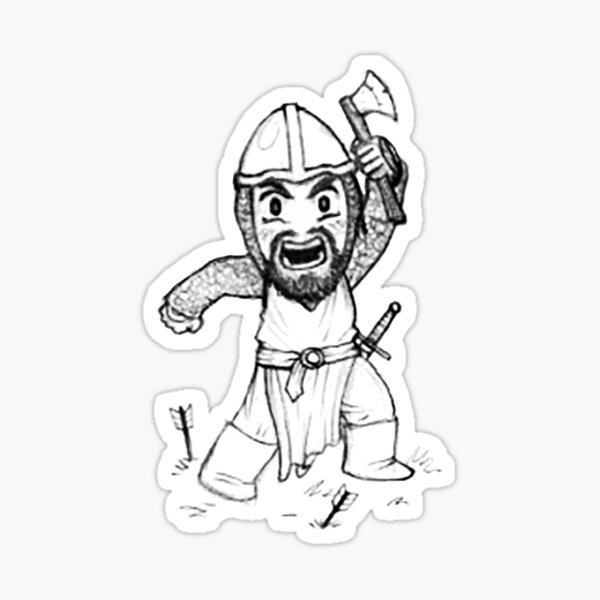 Wee King Rab Bruce Sticker