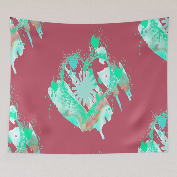 Item preview, Graphic Psychedelic Abstract  Heart Design, nr 4,Trippy Psychedelic Arte Abstracto designed and sold by Adri Barnard.