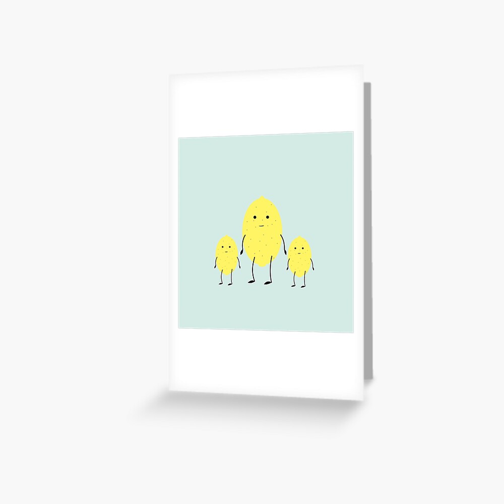lemon Greeting Card