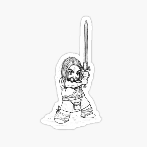 Wee Ready Wullie Wallace Sticker