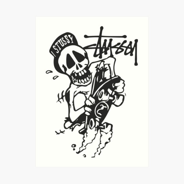 Stussy Surf Poster, Stussy Vintage Poster