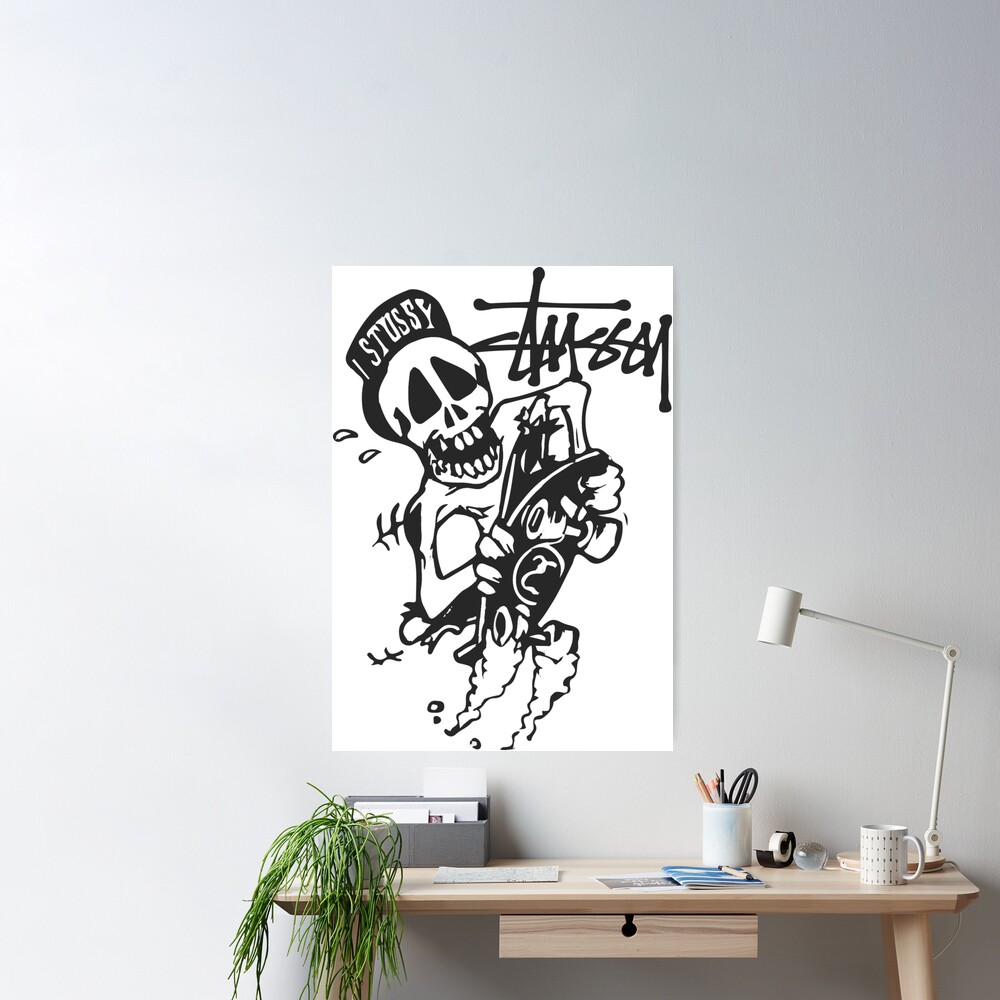 Stussy Surf Poster, Stussy Vintage Poster