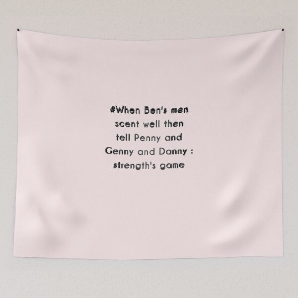 Item preview, Funny: #When Ben s men scent well then tell Penny and Genny and Danny: strength s game* designed and sold by ITALY-Roselli-.
