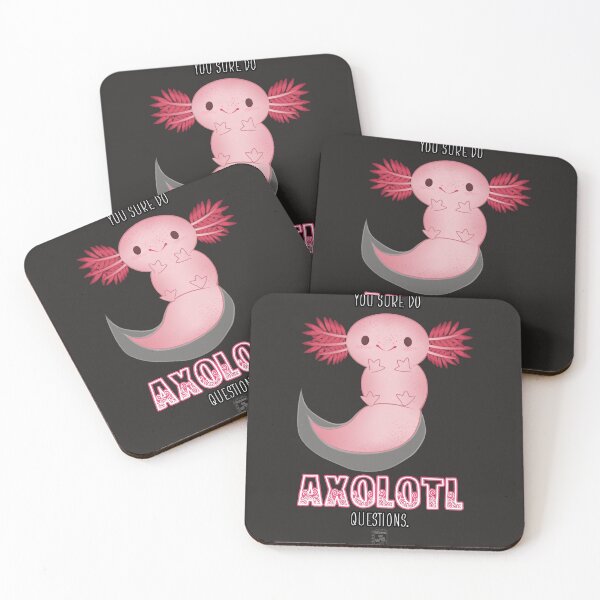 Item preview, You Sure Do Axolotl Questions. designed and sold by SketchbookGeek.