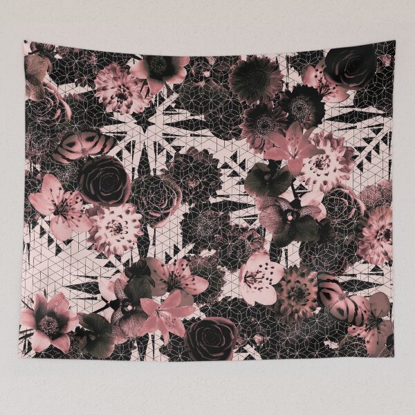 Item preview, Floral GEO V1 Pink designed and sold by OHafner.
