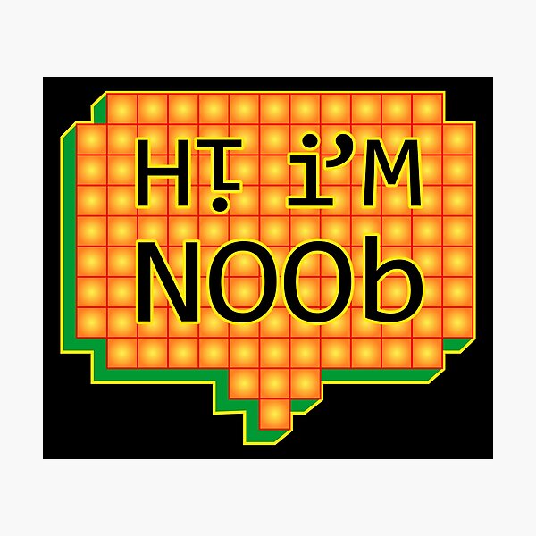 dabbing Noob  Photographic Print for Sale by Thegames