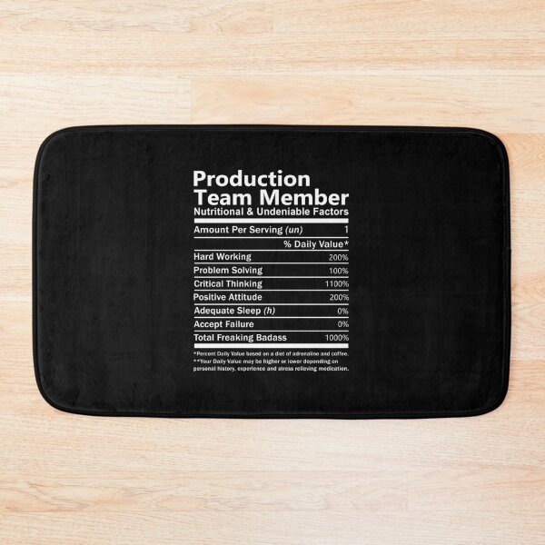 Item preview, Production Team Member T Shirt - Nutritional And Undeniable Factors Gift Item Tee designed and sold by eaneyjulie.