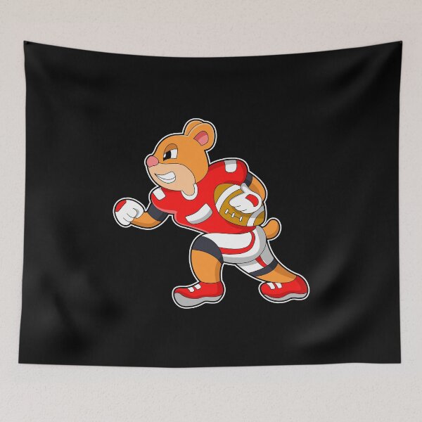 Item preview, Bear at Football Sports designed and sold by Snabdesign84.