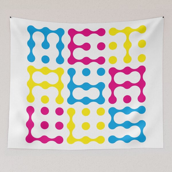 Item preview, Metaballs Typography (CMY) designed and sold by John Uttley.
