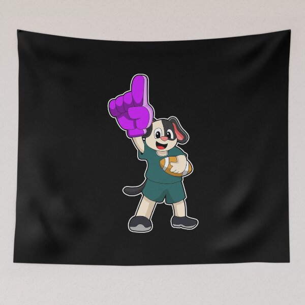 Item preview, Dog at Football Sports designed and sold by Snabdesign84.