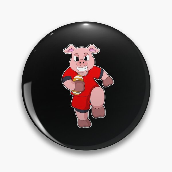 Item preview, Pig at Football Sports designed and sold by Snabdesign84.