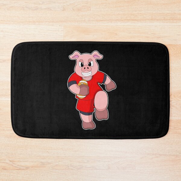 Item preview, Pig at Football Sports designed and sold by Snabdesign84.