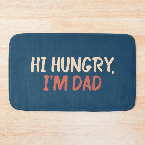 Item preview, Hi Hungry, I'm Dad Joke Funny Pun Dad's Humor Quote Gift for Fathers Day Vintage Style designed and sold by alenaz.
