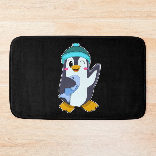 Item preview, Penguin with Fish & Hat designed and sold by Snabdesign84.